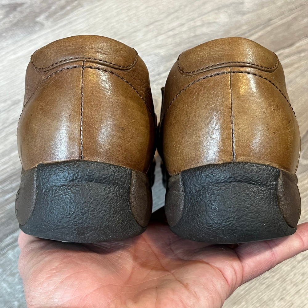 Dansko Brown Leather Slip On Clog Shoes Womens 40 412237800 Professional Comfort - Picture 5 of 8
